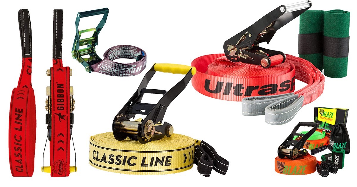mit Langhebelratsche Made in Germany slack-liners 4 Teiliges Slackline-Set ORANGE 50mm breit 25m lang mit Langhebelratsche Made in Germany slack-liners 4 Teiliges Slackline-Set ORANGE 50mm breit 25m lang