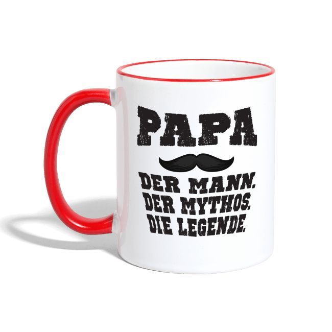 Tasse für Papa mit lustigen Sprüchen