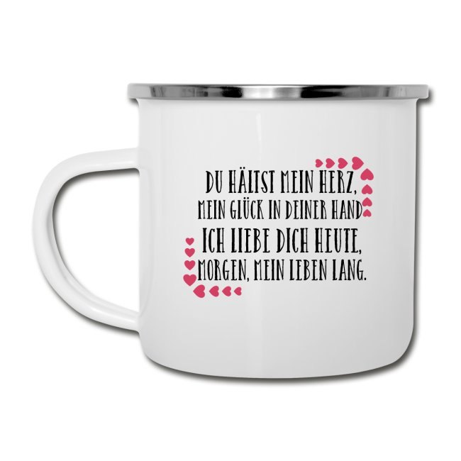 Valentinstagsgeschenk mit Spruch, Tasse