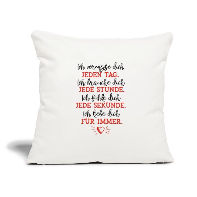Valentinstagsgeschenk mit Spruch, Polster