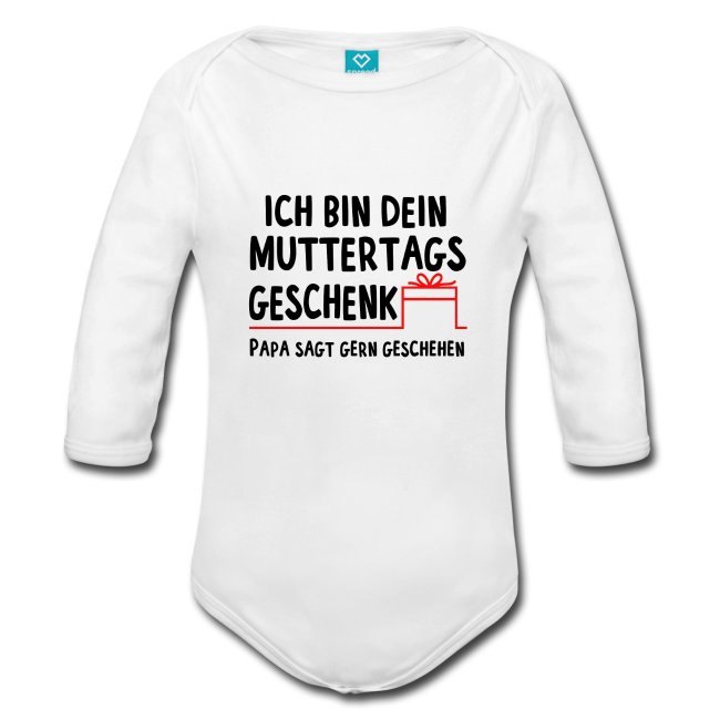 Muttertag Geschenk, Strampler mit Spruch