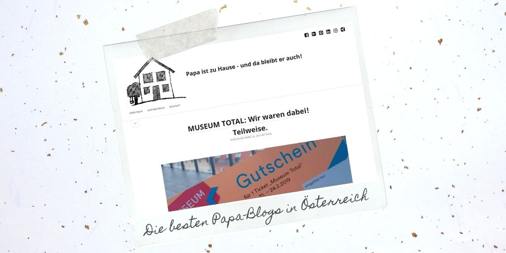 Papa Blogs aus Österreich: Papa ist zu Hause - und da bleibt er auch!